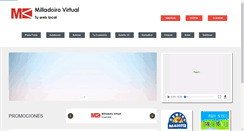 Desktop Screenshot of milladoirovirtual.com